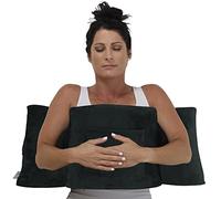 Zomaple Post Mastectomy Pillow, Black - Gentle Chest Protection for Car Rides & Sleep - Reduces Underarm Pressure, Cushions Everyday Bumps, Helps You Relax - Pillow for Mastectomy Recovery Support