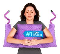 Zomaple Post Mastectomy Pillow, Lavender - Gentle Chest Protection for Sleep & Car Rides - Reduces Underarm Pressure, Cushions Everyday Bumps & Helps You Relax - Pillow for Mastectomy Recovery Support