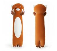 ZOMAXTOY Red Panda Stuffed Animal Pillow - Long Red Panda Plush Toy, Super Soft Hugging Pillow for Kids & Adults, Gift for Christmas & Home Decor,90cm