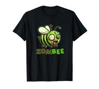 Zombee Zombie Boo Bees Funny Beekeeper Halloween design T-Shirt