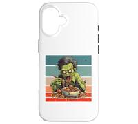 Zombi eats meatballs Scary Zombie Meat Flesh Zombie Dead Case for iPhone 16