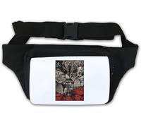 Zombie Apocalypse Poster Art Waist Bag Fanny Pack White