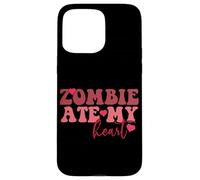 Zombie Ate My Heart Funny Undead Romance Case for iPhone 15 Pro Max