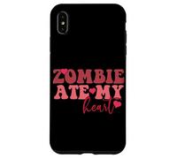 Zombie Ate My Heart Funny Undead Romance Case for iPhone XS Max