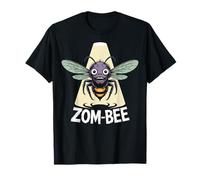 Zombie Bee Lover Humor Cartoon Creepy Cute Insect T-Shirt