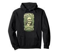 Zombie Benjamin Franklin Halloween Banknote Horror Dollar Pullover Hoodie