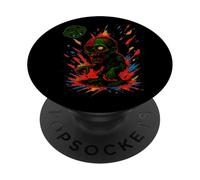 Zombie Bomb s Horror Zombie Art s Scary Halloween-2025 PopSockets Adhesive PopGrip