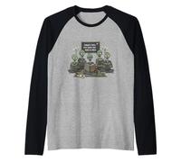 Zombie Book Club Halloween Zombies Reading Raglan Baseball Tee