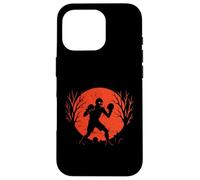 Zombie Boxing Under Moon Case for iPhone 16 Pro