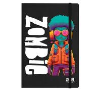 Zombie Brand Notebook - A5 Lined Notepad - Hardcover Notebook - School & Office Supplies