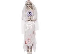Women's Till Death Do Us Part Zombie Costume - zombie bride costume halloween dress fancy ladies death us part outfit do womens ghost