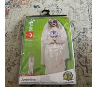 Ladies Till Death Do Us Part Zombie Bride Costume - zombie bride costume halloween fancy dress ladies ghost outfit death us part womens do