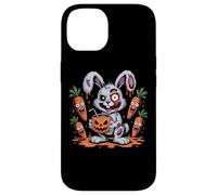 Zombie Bunny Halloween Carrot Creepy Bunny Fun Case for iPhone 14