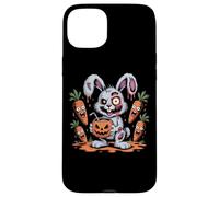 Zombie Bunny Halloween Carrot Creepy Bunny Fun Case for iPhone 15 Plus