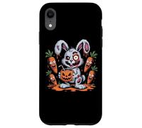 Zombie Bunny Halloween Carrot Creepy Bunny Fun Case for iPhone XR