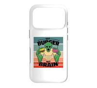 Zombie Burger brain eat not green alien comic cartoon food Case for iPhone 17 Pro
