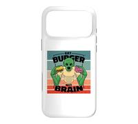 Zombie Burger brain eat not green alien comic cartoon food Case for iPhone 17 Pro Max