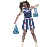 14 Years Ladies Zombie Cheerleader Costume - costume zombie cheerleader fancy dress halloween ladies teen smiffys horror teenage adult