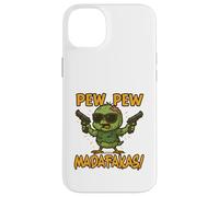Zombie Chick with the Phrase Pew Madafakas Case for iPhone 14 Plus