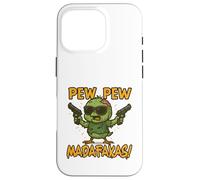 Zombie Chick with the Phrase Pew Madafakas Case for iPhone 16 Pro