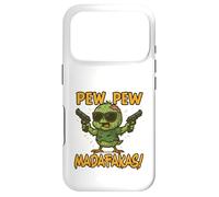 Zombie Chick with the Phrase Pew Madafakas Case for iPhone 17 Pro