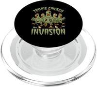 Zombie Chicken Invasion Funny Chicken Coop PopSockets PopGrip for MagSafe