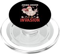 Zombie Chicken Invasion Funny Horror Farm PopSockets PopGrip for MagSafe