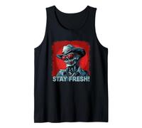Zombie Cowboy with Saying Tank Top