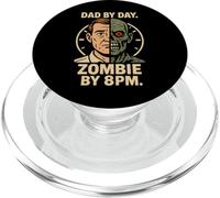 Zombie Dad Apocalypse Parent Horror Dad Humor Halloween PopSockets PopGrip for MagSafe