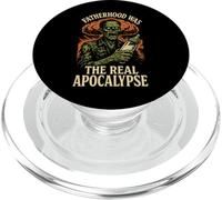 Zombie Dad Apocalypse Parent Horror Dad Humor Halloween PopSockets PopGrip for MagSafe