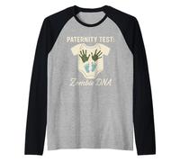 Zombie Dad Apocalypse Parent Horror Dad Humor Halloween Raglan Baseball Tee