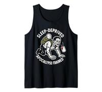 Zombie Dad Apocalypse Parent Horror Dad Humor Halloween Tank Top