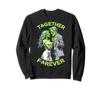Zombie Dancing Couple Together Forever Couples Halloween Sweatshirt