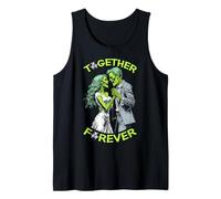 Zombie Dancing Couple Together Forever Couples Halloween Tank Top