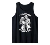 Zombie Dancing Couple Together Forever Couples Halloween Tank Top