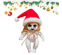 Zombie Doll,creepy Baby, Ghost Prop, Christmas Trick Gift, Alternative Small Decorative, Haunted House Horror Decoration, With Realistic Fake Blood Horror Anime Ghost