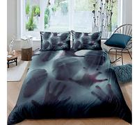 Zombie Duvet Cover Set for Boys Teens Doomsday Theme Bedding Set Youth The WalSuper King Dead Comforter Cover Horror Zombie Bedspread Cover,Room Decor 3Pcs Bedding Double Size