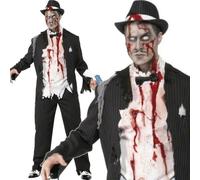 Zombie Gangster Adult Fancy Dress Costume (M)