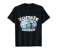 Zombie George T-Shirt Halloween Simple Costume T-Shirt