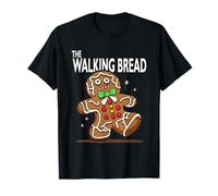 Zombie Gingerbread The Walking Bread Halloween Funny T-Shirt