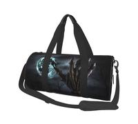 Zombie Hand Dark Halloween Round Travel Duffel Bag - Large Capacity Durable Carry-On Bag for Vacation, Gym, Short Trips