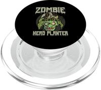 Zombie Head Planter Pot Garden Gardening Halloween PopSockets PopGrip for MagSafe
