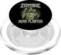 Zombie Head Planter Pot Garden Gardening Halloween PopSockets PopGrip for MagSafe