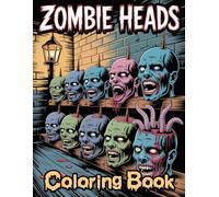 Zombie Heads Coloring Book