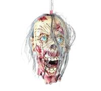 Zombie Heads Halloween Props - Halloween Cutting Heads Decoration | Bloody Halloween Props, Ghost Decor Latex Horror Decor, Haunted House Decorations, Skull Pendants, Halloween Ornaments