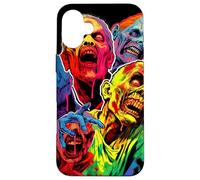 Zombie Horde: Multiple un-dead en masse. Horror design Case for iPhone 16 Plus
