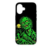 Zombie Horror Graveyard Halloween Graphic Case for iPhone 16