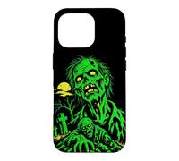 Zombie Horror Graveyard Halloween Graphic Case for iPhone 16 Pro