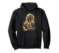 Zombie Howling at the Moon Meme Halloween 2026 Pullover Hoodie