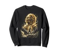 Zombie Howling at the Moon Meme Halloween 2026 Sweatshirt